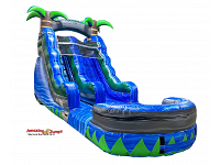 15FT BLUE CRUSH WATER SLIDE